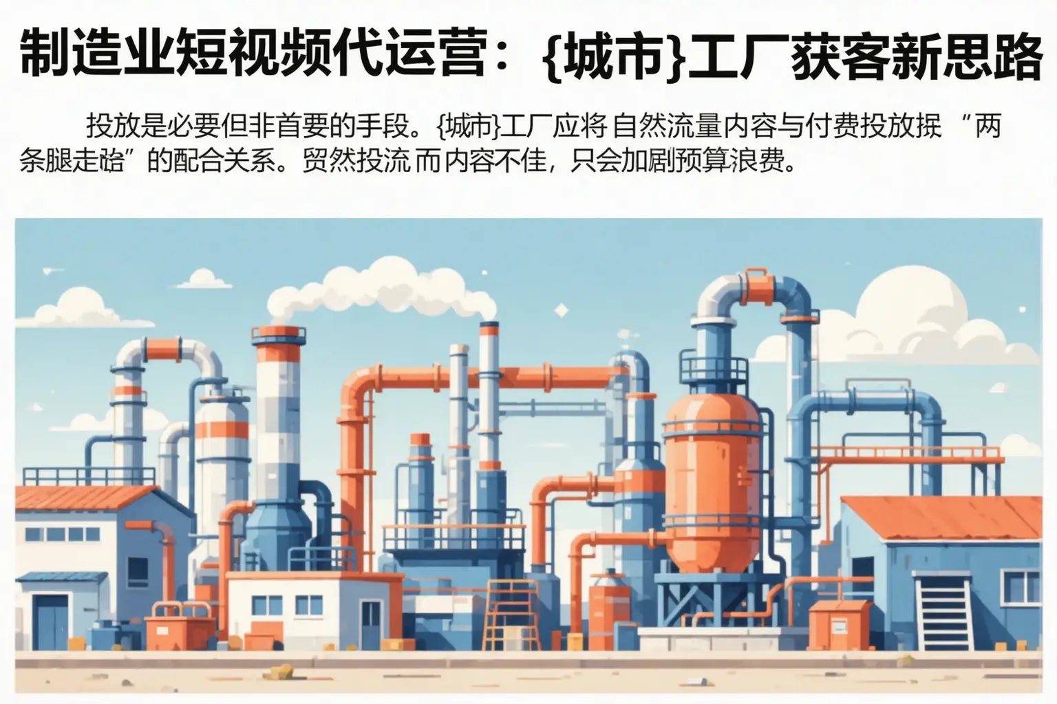 制造业短视频代运营：石阡工厂获客新思路